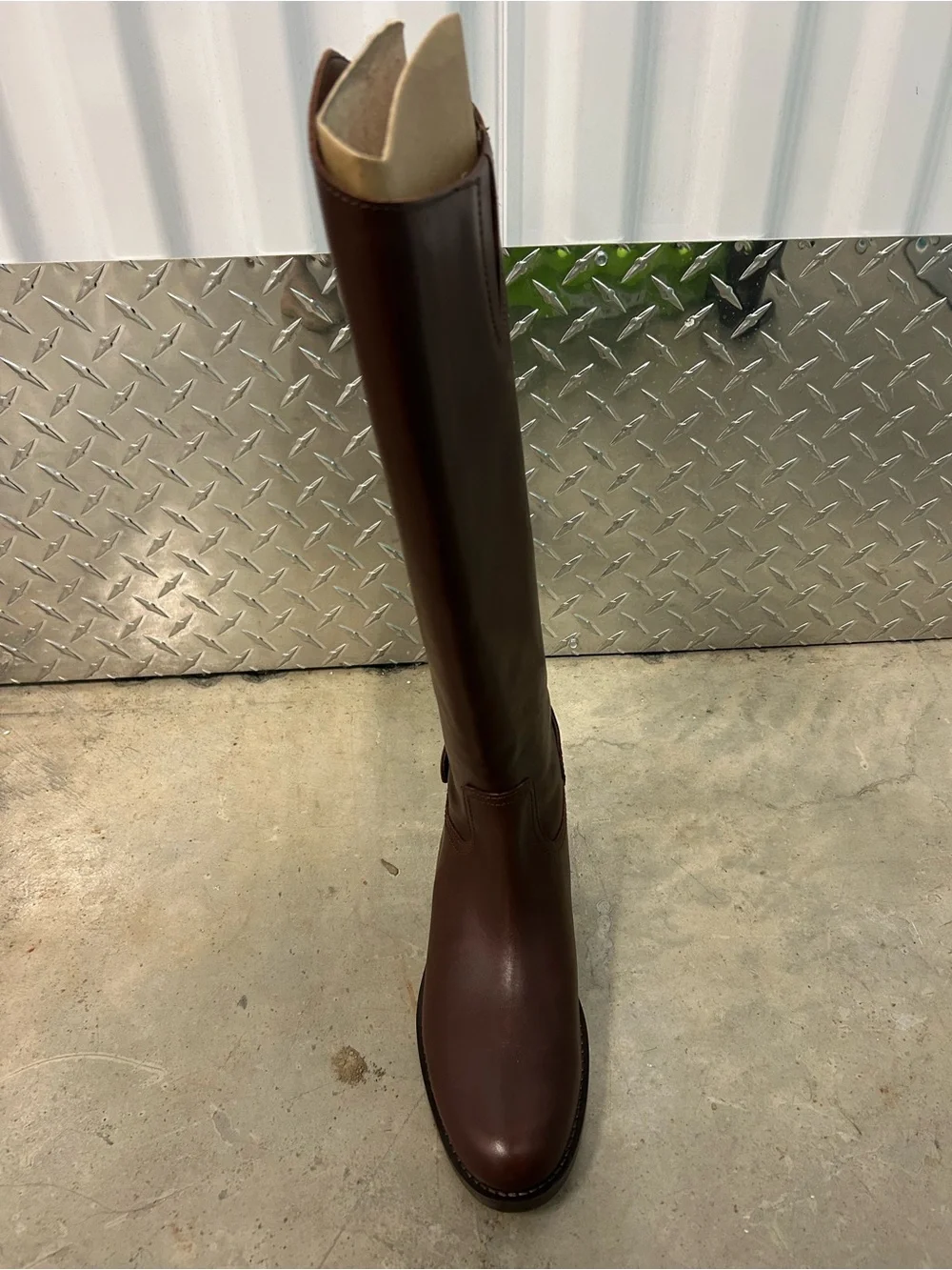 Sam Edelman Over-the-Knee Riding Boots in Brown Leather